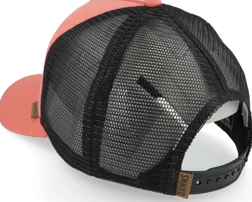 Hft Cap Cotton Knit Light Red Trucker - Djinns