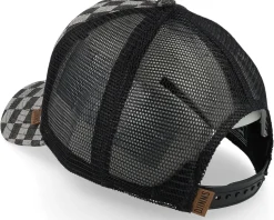 Hft Cap Denim Check Black-os - Djinns