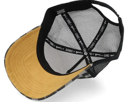 Hft Cap Denim Check Black-os - Djinns