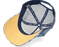 Hft Cap Denim Check Blue Trucker - Djinns