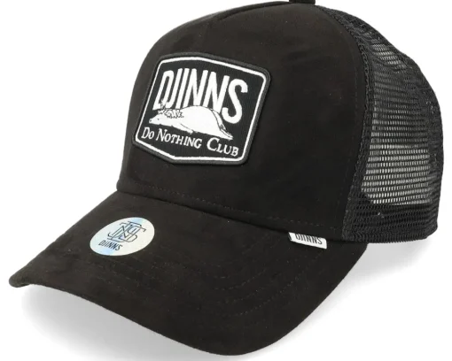 Hft Cap Dnc 3.0 Hairy Suede Black Trucker - Djinns