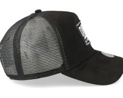 Hft Cap Dnc 3.0 Hairy Suede Black Trucker - Djinns