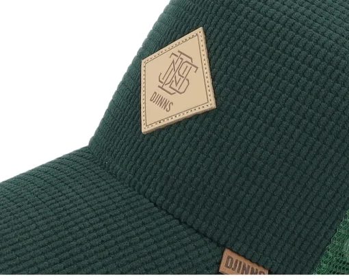 Hft Cap Waffle Corduroy Green A-Frame Trucker - Djinns