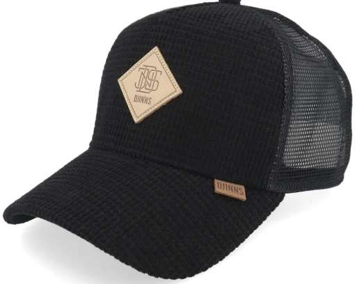 Hft Cap Waffle Corduroy Green A-Frame Trucker - Djinns