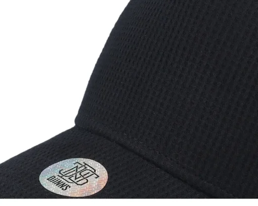 Hft Cap Wafflejersey Black/Grey Trucker - Djinns