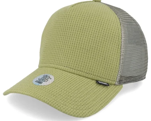 Hft Cap Wafflejersey Black/Grey Trucker - Djinns