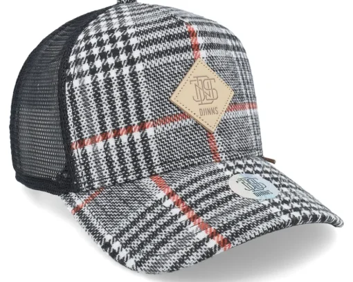 Hft Check Tweed Black Trucker - Djinns
