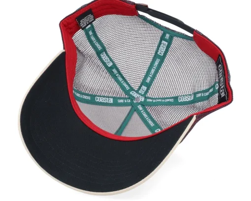 Hft Club Marocco Light Pink/Sand/Red A-Frame Trucker - Coastal