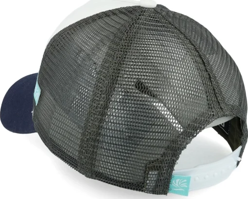 Hft San Diego Brown/White/Navy A-Frame Trucker - Coastal