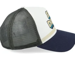 Hft San Diego Brown/White/Navy A-Frame Trucker - Coastal