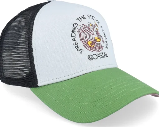 Hft Stoke Forever Grey/Green A-Frame Trucker - Coastal