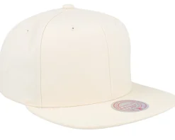 High Crown Blank White Snapback - Mitchell & Ness