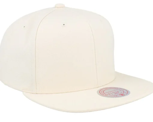 High Crown Blank White Snapback - Mitchell & Ness