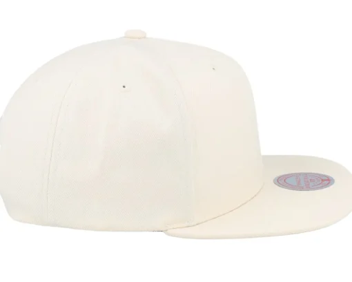 High Crown Blank White Snapback - Mitchell & Ness