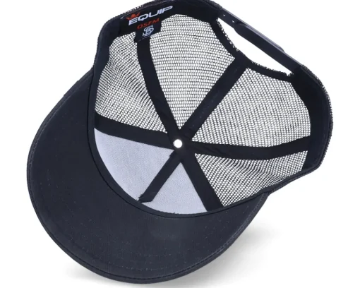Hipster Skull Patch Black Trucker - Iconic