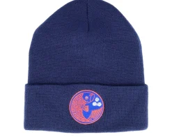 Hiroshima Carp Knit Navy Cuff - American Needle