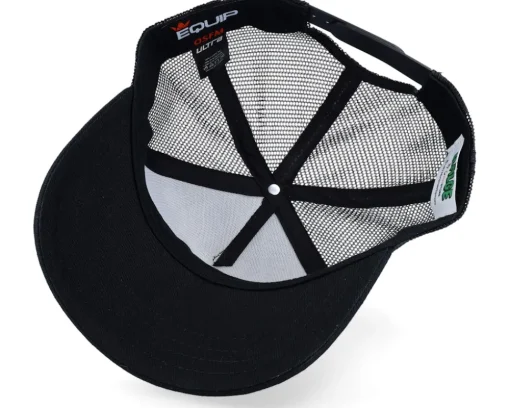 Hälge Road Sign White/Black Trucker - Hälge
