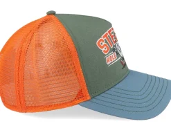 Hole In One Green/Blue/Orange Trucker - Stetson