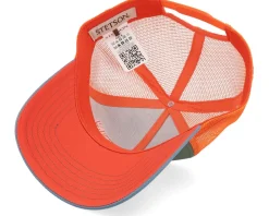 Hole In One Green/Blue/Orange Trucker - Stetson