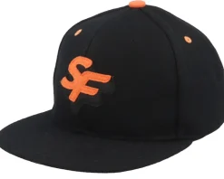 Home Base 6 Panel Black Strapback - HUF
