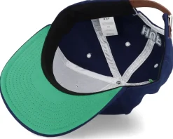 Home Base 6 Panel Blue Strapback - HUF