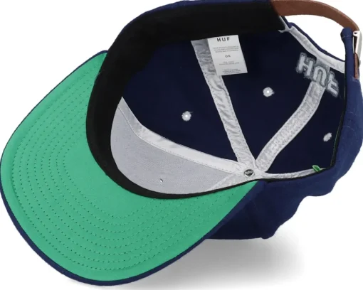 Home Base 6 Panel Blue Strapback - HUF