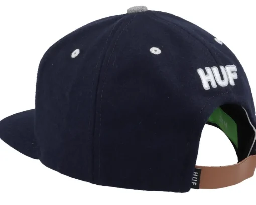 Home Base 6 Panel Navy Strapback - HUF