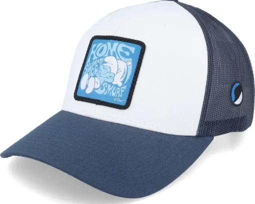 Home Sweet Smurf Patch White/Navy Trucker - The Smurfs