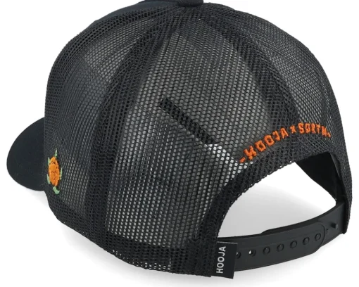 Hooja Polers Badge Black A-Frame Trucker - SQRTN