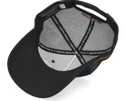 Hooja Polers Badge Black A-Frame Trucker - SQRTN