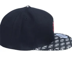 Horned Demon Black/Horus Eye Brim Snapback - Iconic