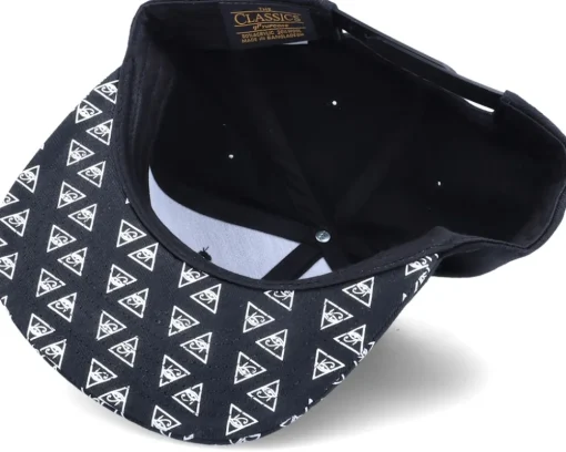 Horned Demon Black/Horus Eye Brim Snapback - Iconic