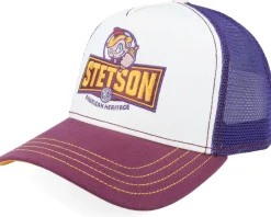 Hotdog Purple/White A-Frame Trucker - Stetson