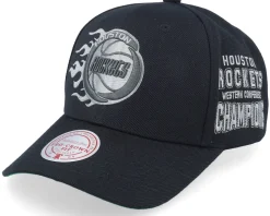Houston Rockets Beautiful Chaos Pro Cap Hwc Black Adjustable - Mitchell & Ness