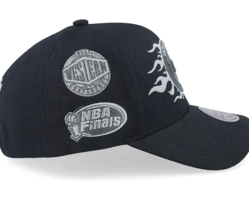 Houston Rockets Beautiful Chaos Pro Cap Hwc Black Adjustable - Mitchell & Ness