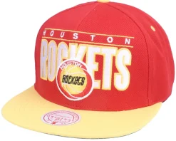 Houston Rockets Billboard Classic Hwc Red/Gold Snapback - Mitchell & Ness