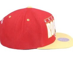 Houston Rockets Billboard Classic Hwc Red/Gold Snapback - Mitchell & Ness