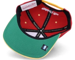 Houston Rockets Billboard Classic Hwc Red/Gold Snapback - Mitchell & Ness