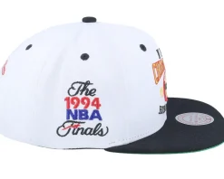 Houston Rockets Champ Series White/Black Snapback - Mitchell & Ness