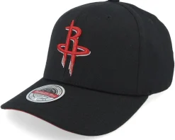 Houston Rockets Classic Custom Patch Black Adjustable - Mitchell & Ness