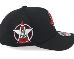 Houston Rockets Classic Custom Patch Black Adjustable - Mitchell & Ness