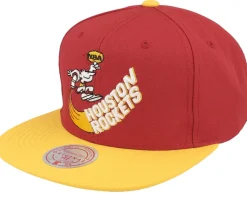 Houston Rockets Core Basic Red/Gold Snapback - Mitchell & Ness
