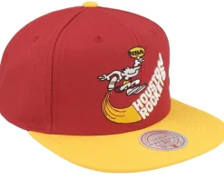 Houston Rockets Core Basic Red/Gold Snapback - Mitchell & Ness
