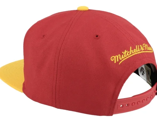 Houston Rockets Core Basic Red/Gold Snapback - Mitchell & Ness