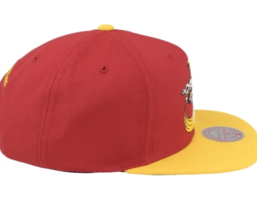 Houston Rockets Core Basic Red/Gold Snapback - Mitchell & Ness