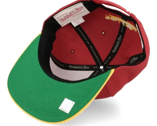 Houston Rockets Core Basic Red/Gold Snapback - Mitchell & Ness