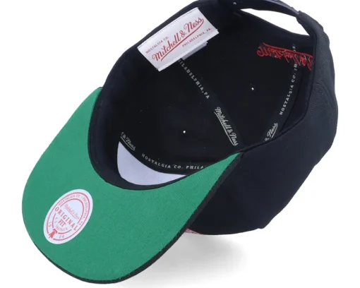 Houston Rockets Front Loaded Black Snapback - Mitchell & Ness