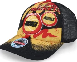 Houston Rockets Hyper Black Trucker - Mitchell & Ness