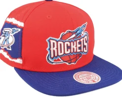 Houston Rockets Jumbotron Hwc Red/Royal Snapback - Mitchell & Ness