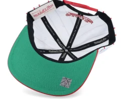 Houston Rockets Retro Pinstripe White Snapback - Mitchell & Ness
